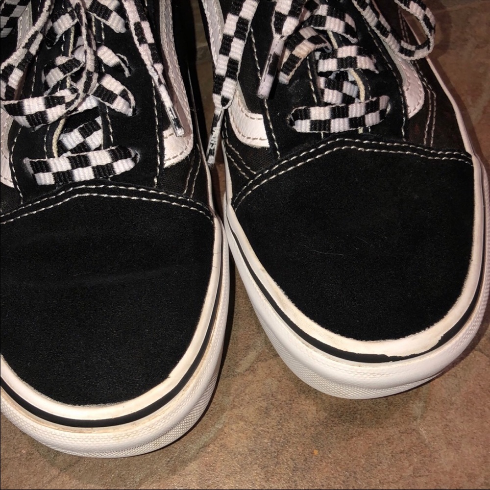 Black VANS off the Wall Sneakers Skate Shoes - Picture 2 of 5